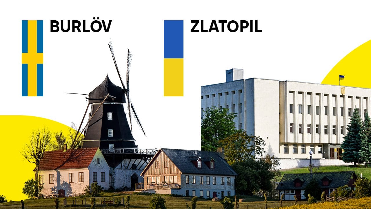 Swedish Burlöv and Ukrainian Zlatopil become twin cities