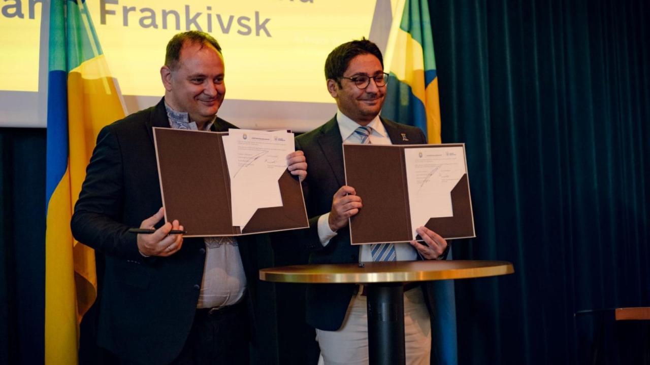 Ivano-Frankivsk and Luleå have become partner cities: agreement signed in Sweden