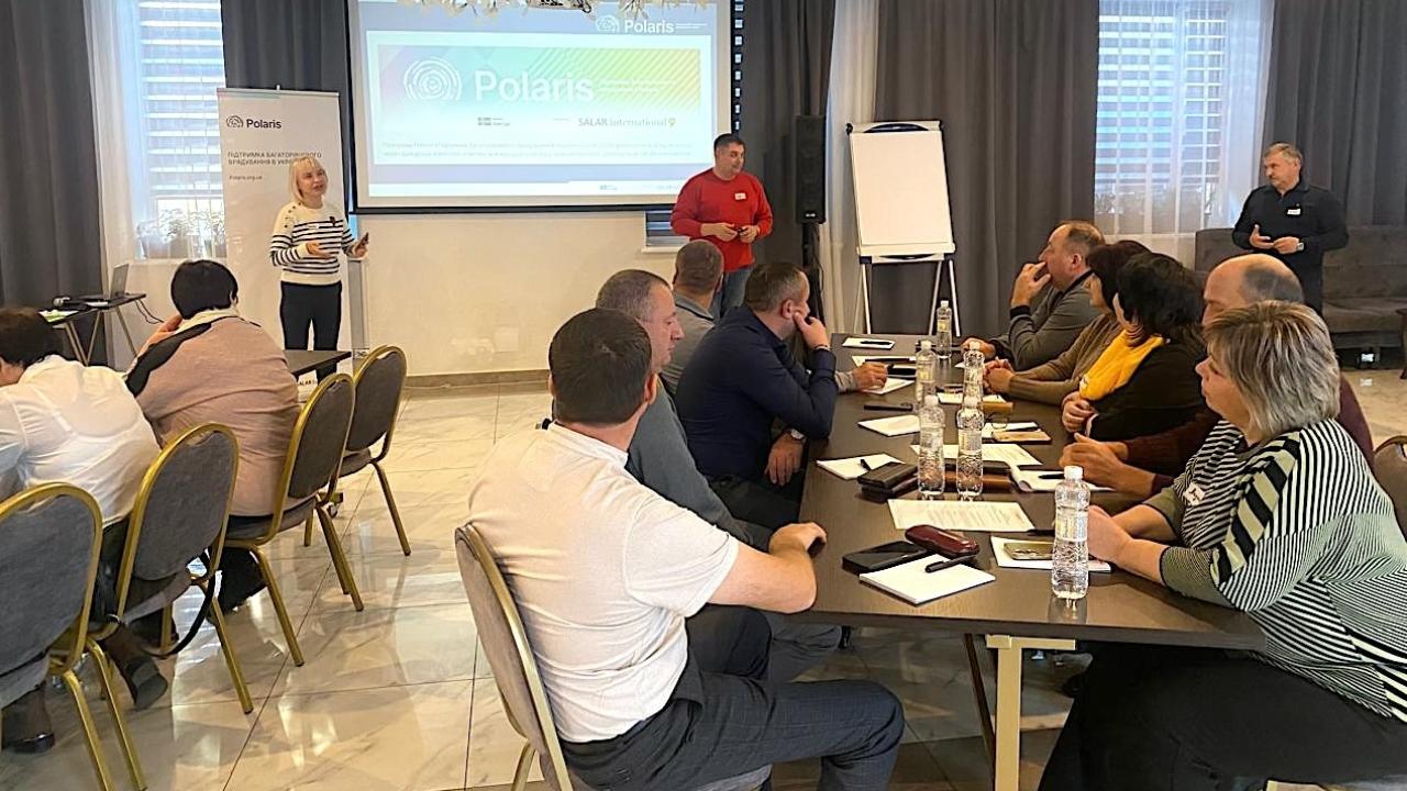 Сила знань для сильних громад: тренінг Polaris для старост у Рівному