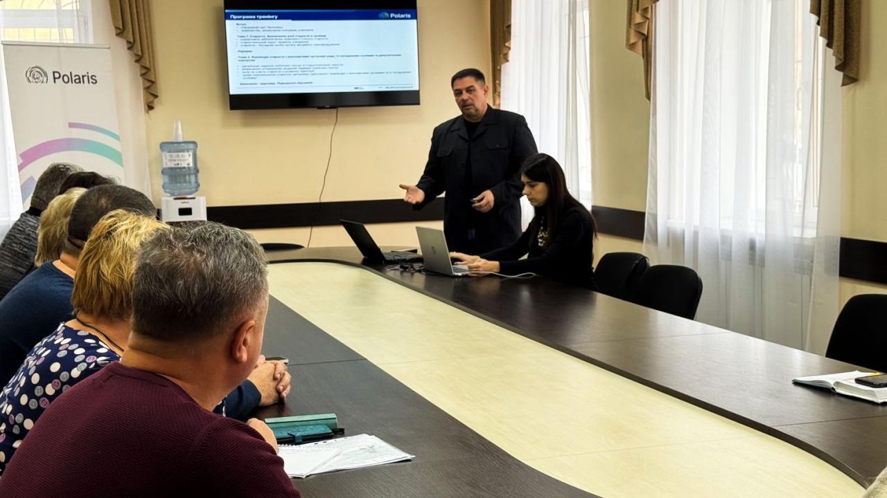 Розвиток інституційної спроможності старост: перший робочий візит експертів Програми Polaris до Обухівської громади