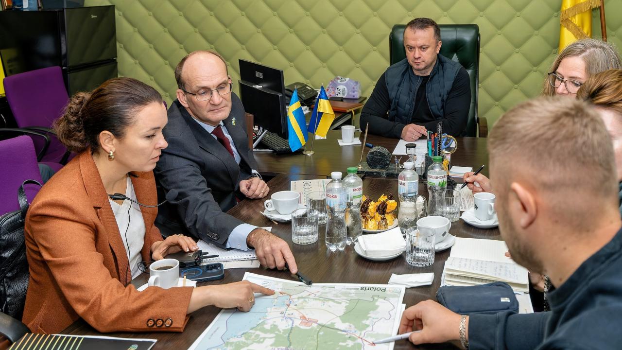 Генеральний директор Sida відвідав Димерську громаду: у центрі уваги — відновлення на місцевому рівні